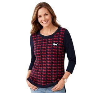 Talbots Navy Dachshund Sweater Size M | GrandmaCore Preppy Whimsical
ZZ